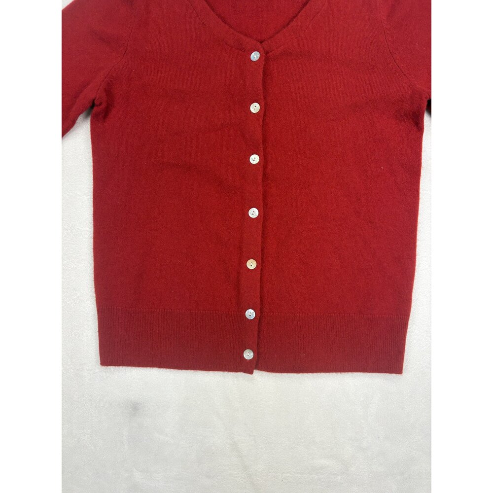 Quince 100% Cashmere V-Neck Button Cardigan Sweater XS - Picture 6 of 9